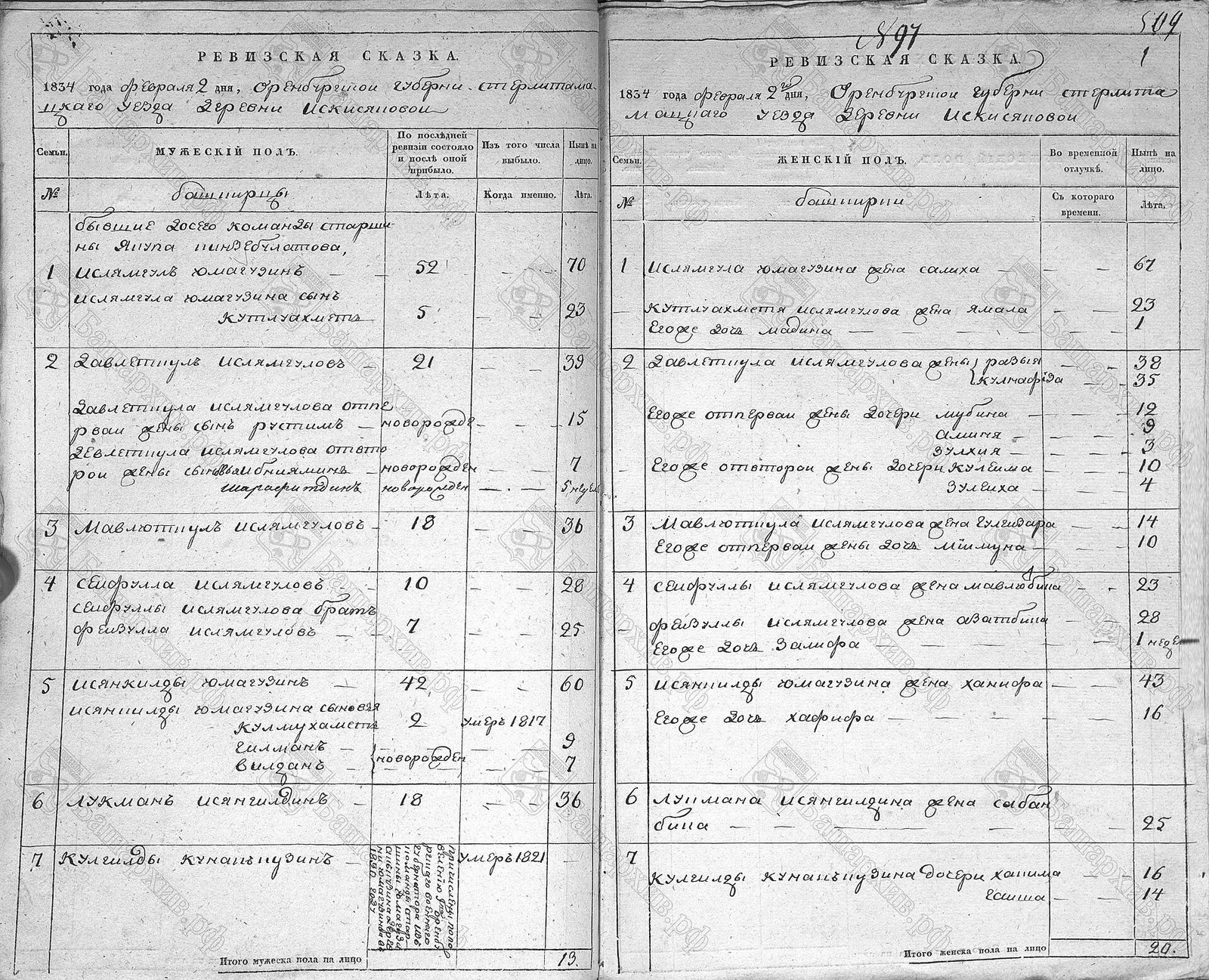 Ревизские сказки: что это такое и как читать эти документы